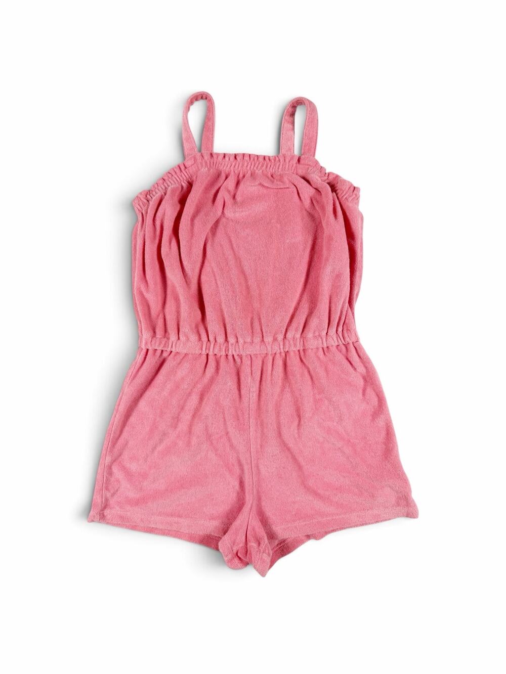 OshKosh B’gosh Girls Terry Cloth Romper Pink Size 12